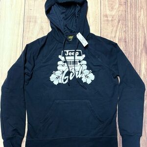 Athletic Works Navy Blue Jeep Graphic Hoodie Size XS 0-2